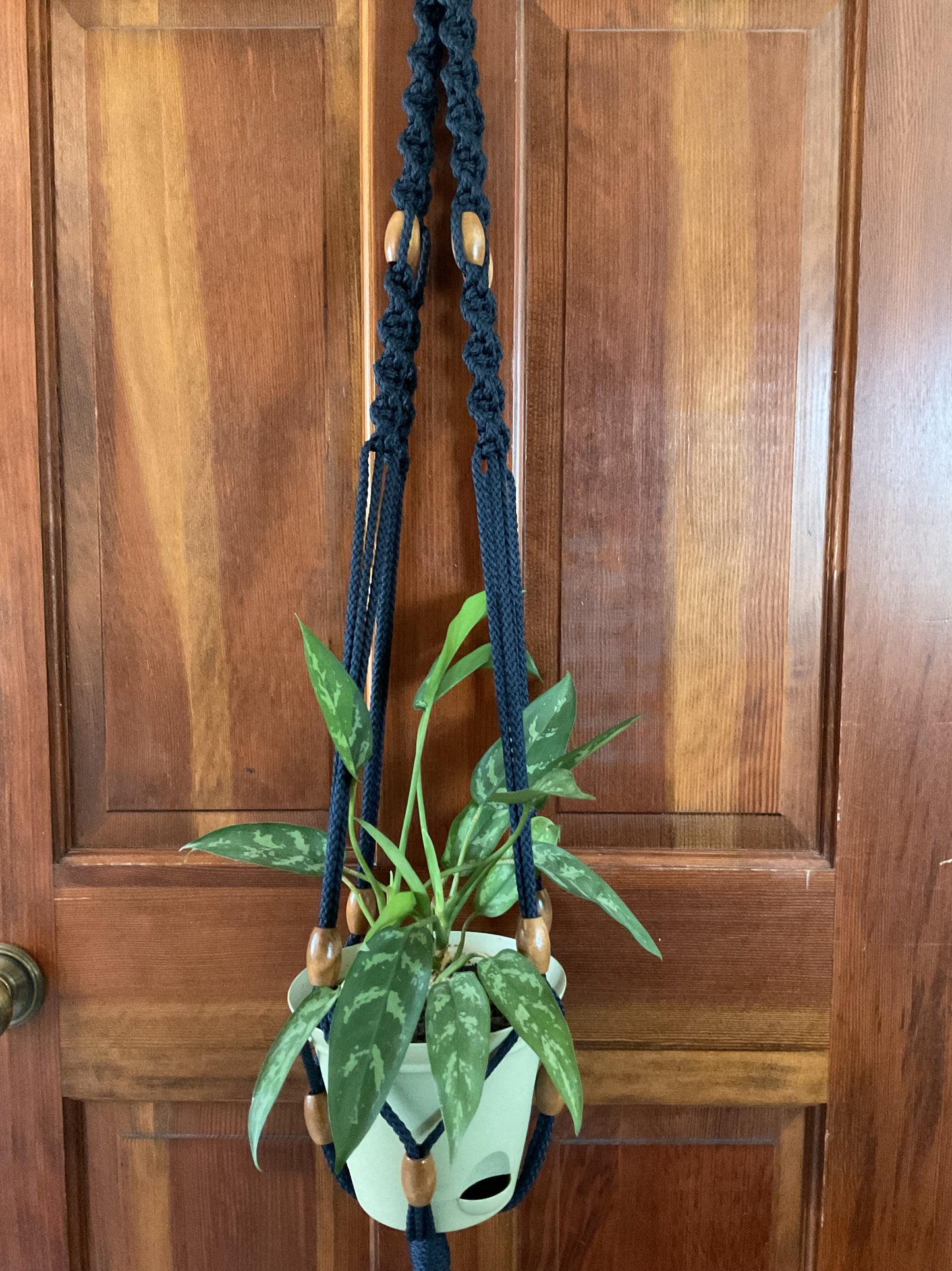 All-weather Macramé Plant Hanger-Adjustable
